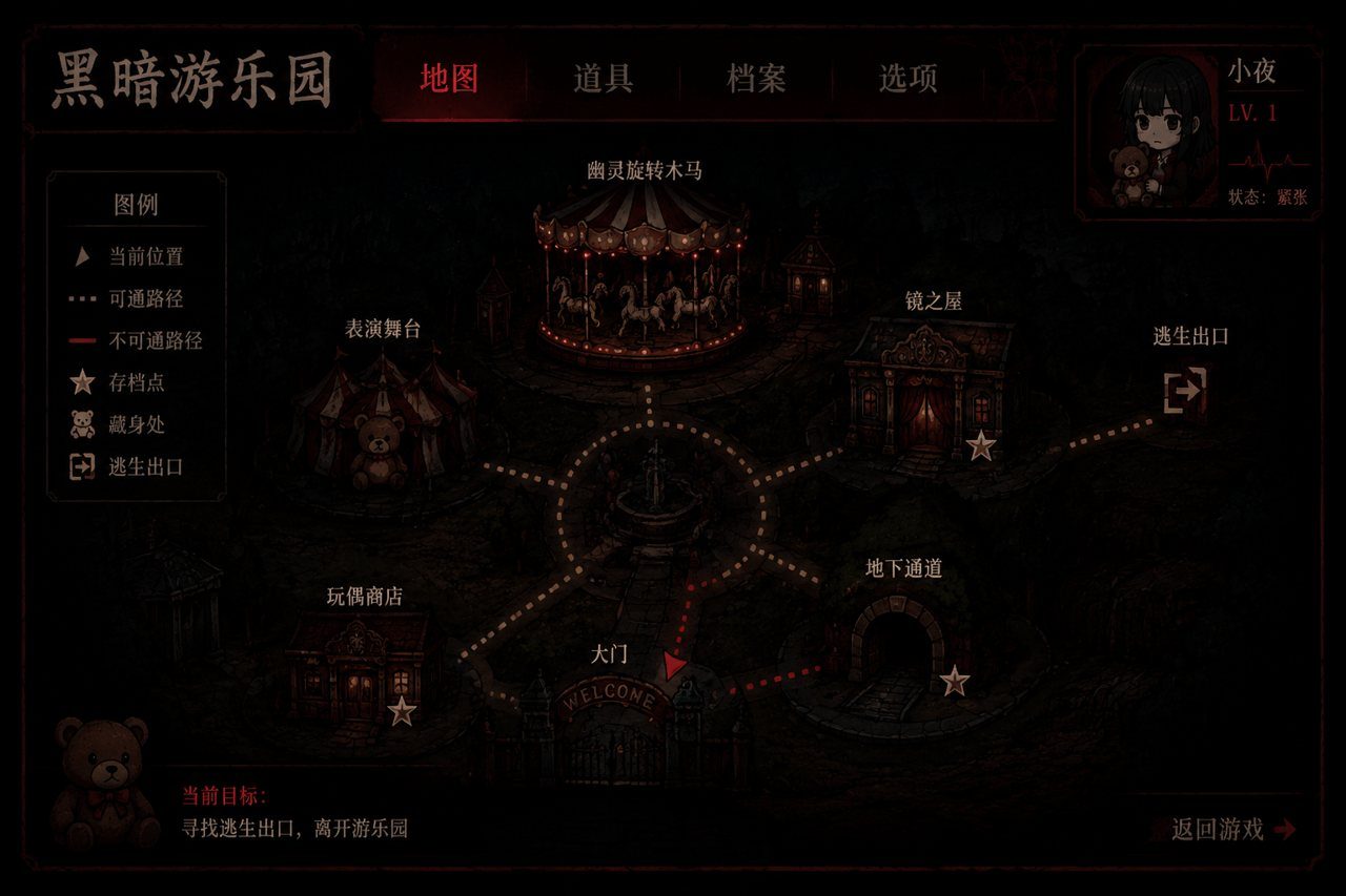 黑暗游乐园 资源内容 演示图